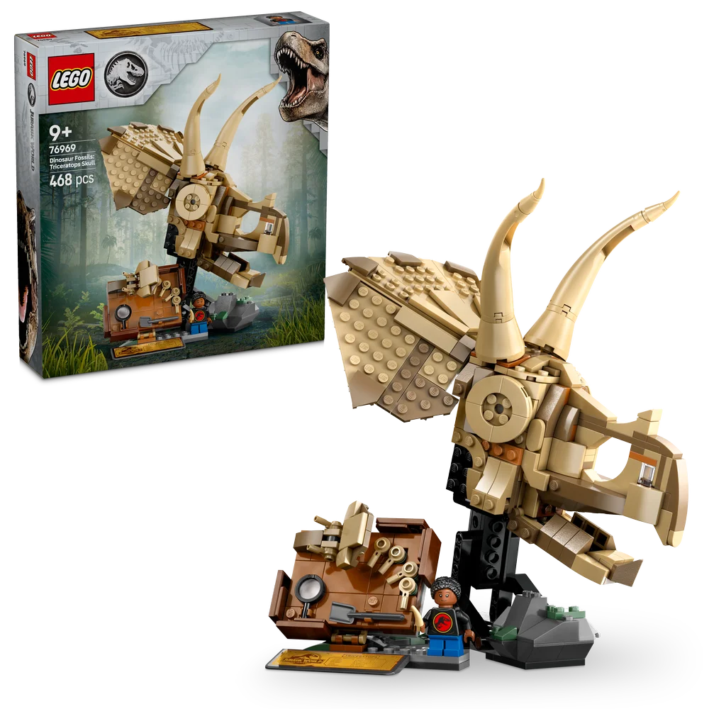 LEGO Jurassic World 76969 Dinosaur Fossils: Triceratops Skull - Brick Store