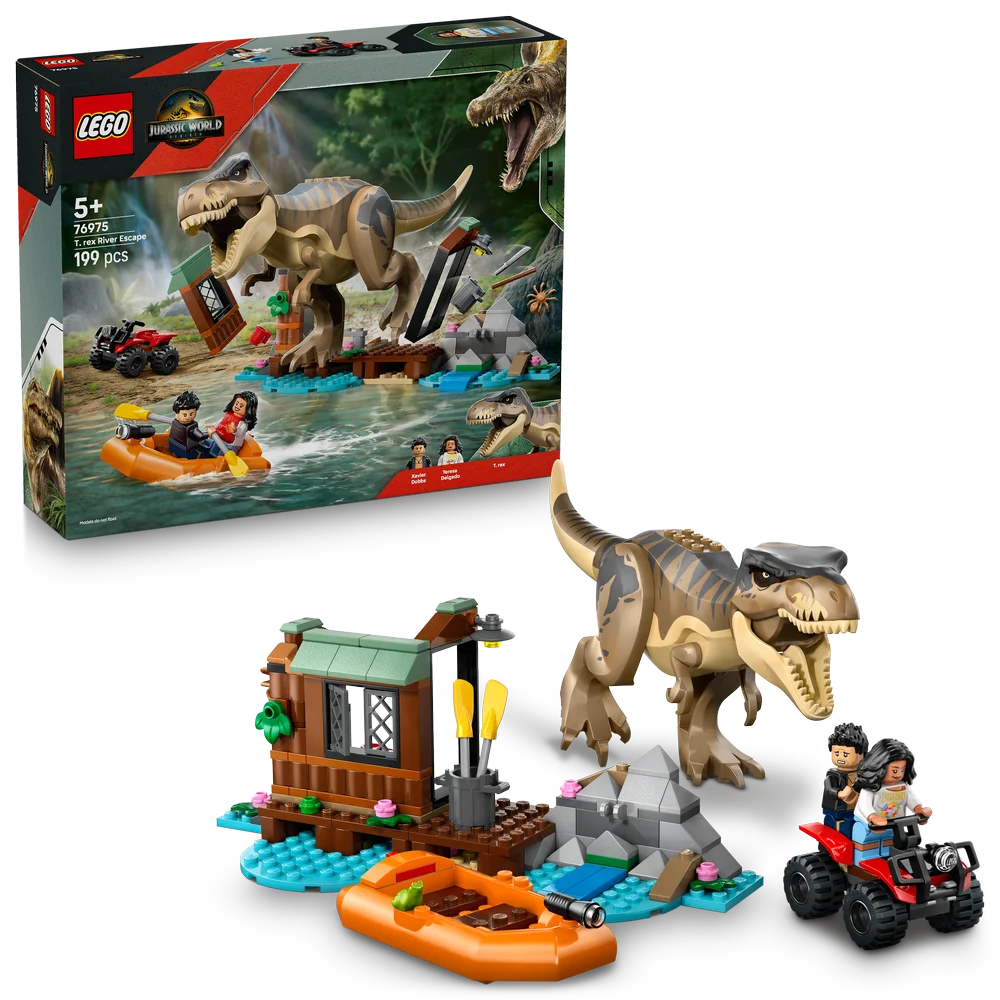 LEGO Jurassic World 76975 T. rex River Escape