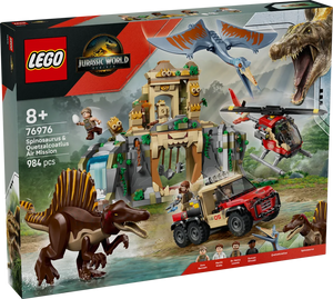 LEGO Jurassic World 76976 Spinosaurus & Quetzalcoatlus Air Mission