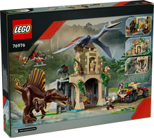 Load image into Gallery viewer, LEGO Jurassic World 76976 Spinosaurus &amp; Quetzalcoatlus Air Mission