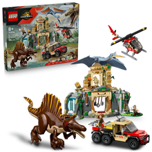 Load image into Gallery viewer, LEGO Jurassic World 76976 Spinosaurus &amp; Quetzalcoatlus Air Mission