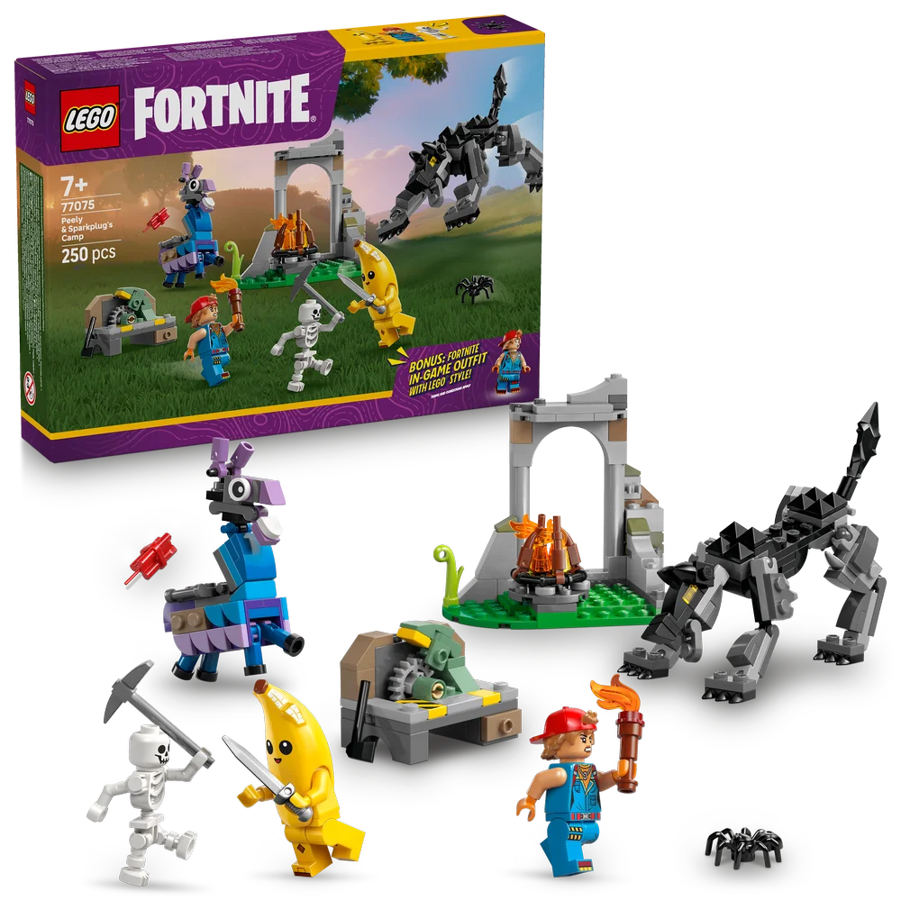 LEGO Fortnite 77075 Peely & Sparkplug's Camp