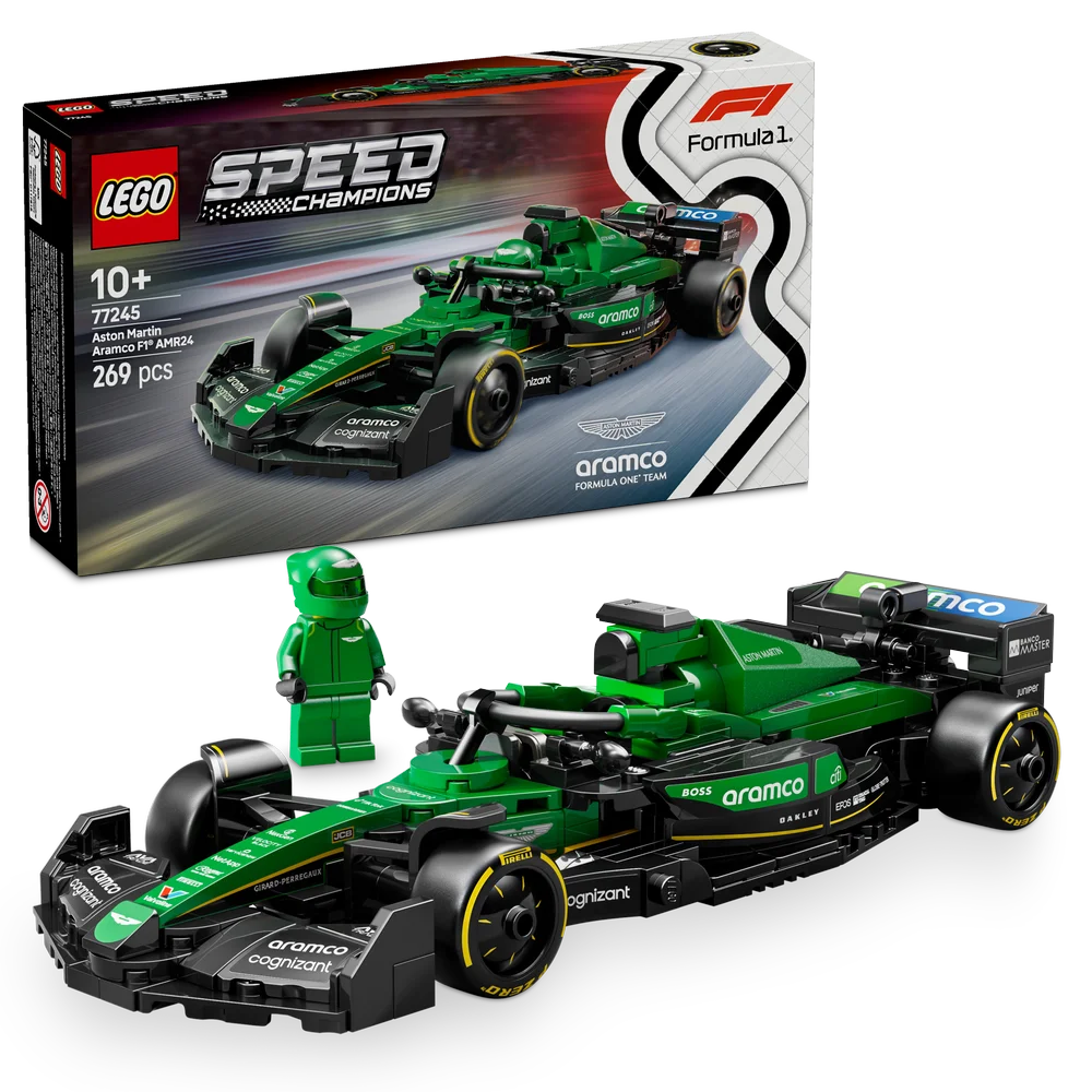 LEGO Speed Champions 77245 Aston Martin Aramco F1 AMR24 Race Car - Brick Store