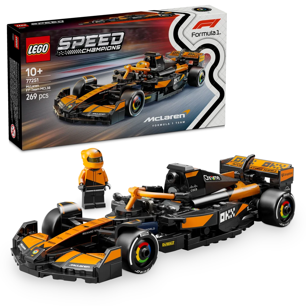 LEGO Speed Champions 77251 McLaren F1 Team MCL38 Race Car - Brick Store