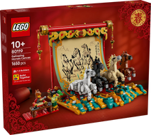Load image into Gallery viewer, LEGO Chinese New Year 80119 Galloping Horses Canvas
