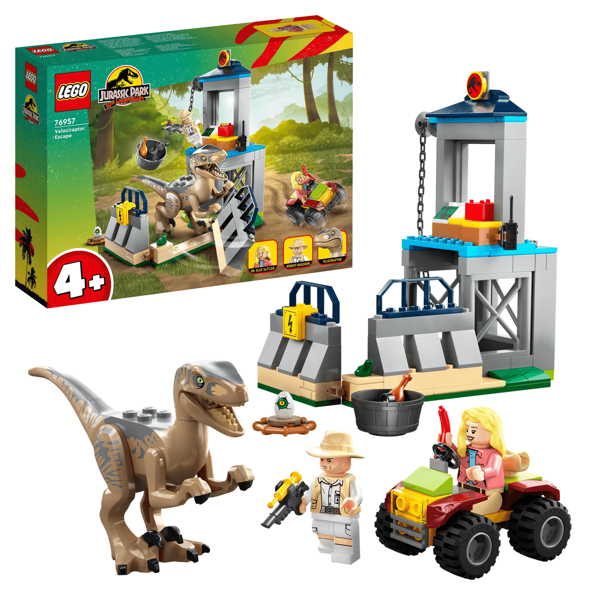 LEGO Jurassic World 76957 Velociraptor Escape Brick Store NZ