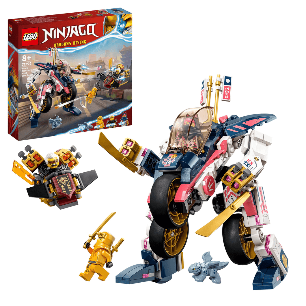 LEGO NINJAGO 71792 Sora's Transforming Mech Bike Racer - Brick Store