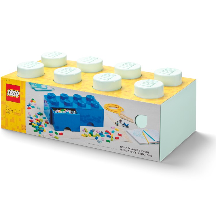 LEGO 4006 Storage Brick 8 - Aqua