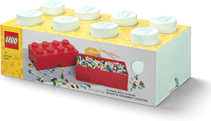 LEGO 4004 Storage Brick 8 - Aqua