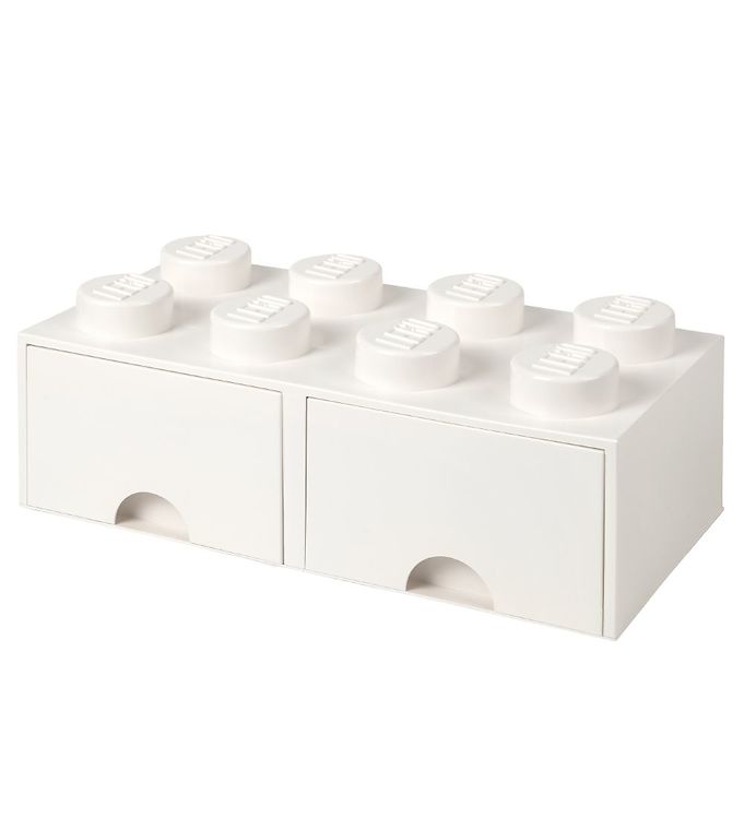 LEGO Desk Drawer 8 Knob White