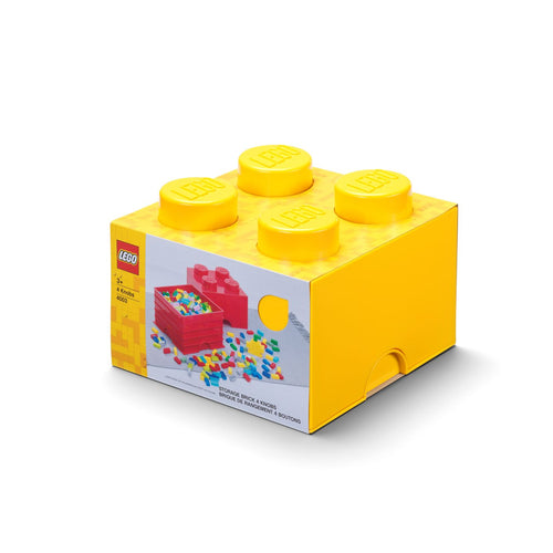 LEGO Storage Brick 4 Yellow