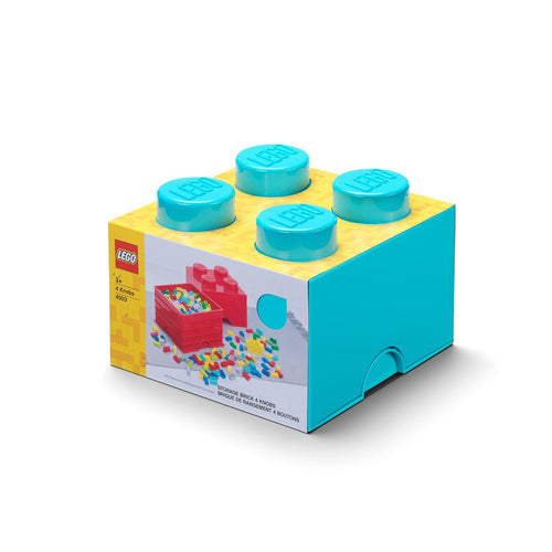 LEGO Storage Brick 4 Aqua