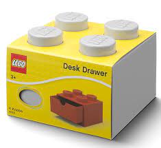 LEGO Drawer 4 Knobs Stone Grey