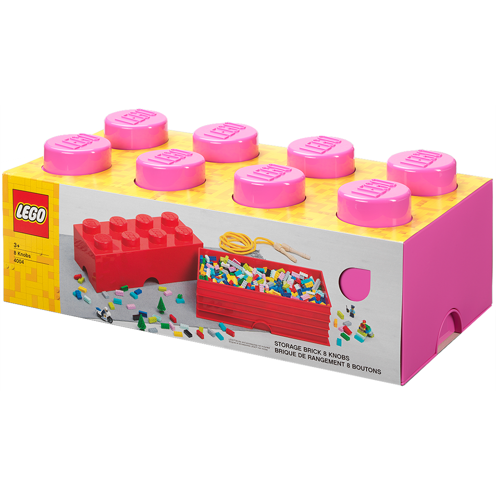 LEGO 4004 Storage Brick 8 - Pink - Brick Store