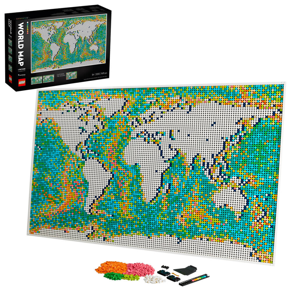 LEGO ART 31203 World Map - Brick Store