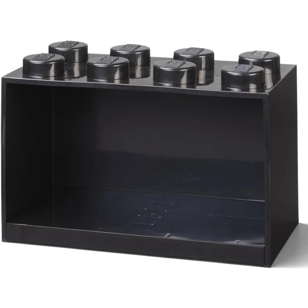 LEGO Brick Shelf 8 Knobs Black