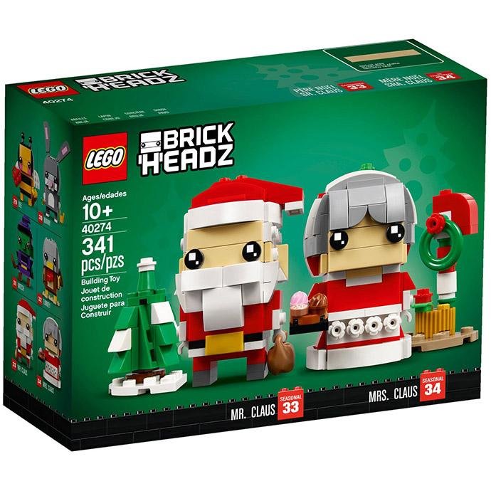 LEGO BrickHeadz 40274 Mr. & Mrs. Claus - Brick Store