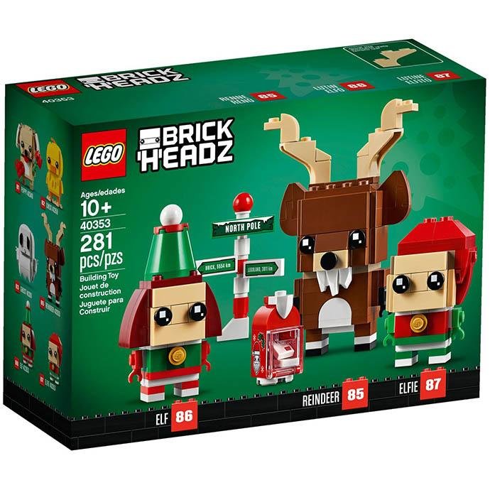 LEGO BrickHeadz 40353 Reindeer, Elf and Elfie - Brick Store