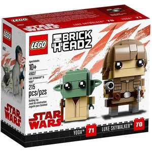 LEGO BrickHeadz 41627 Luke Skywalker & Yoda - Brick Store