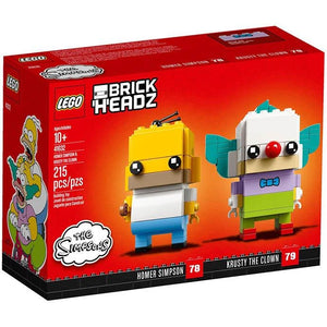 LEGO BrickHeadz 41632 Homer Simpson & Krusty the Clown - Brick Store