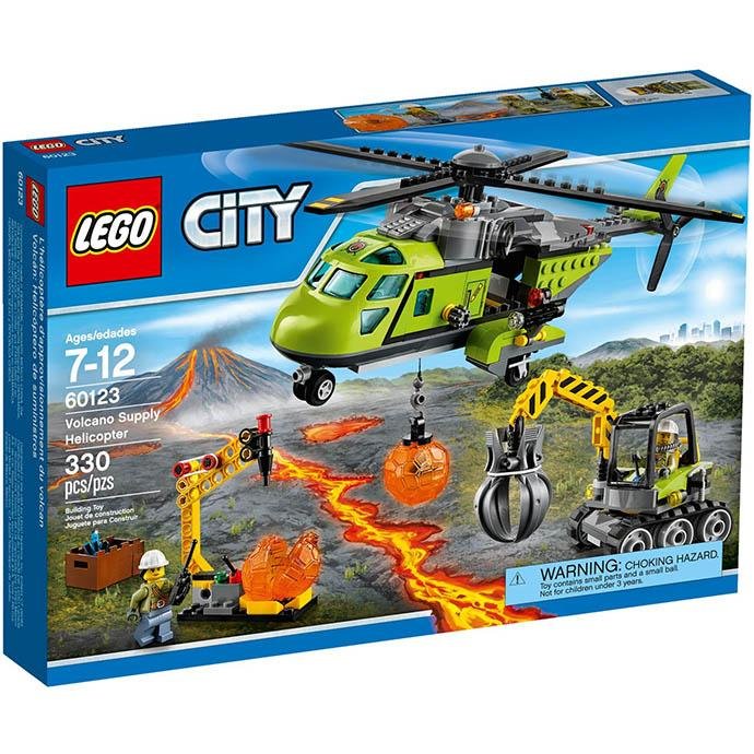 LEGO City 60123 Volcano Supply Helicopter - Brick Store