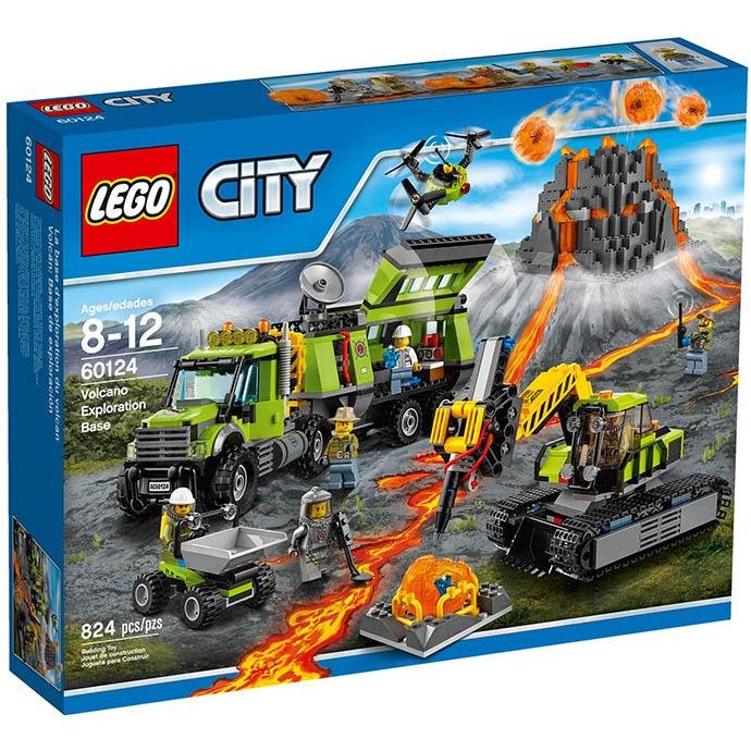 LEGO City 60124 Volcano Exploration Base - Brick Store