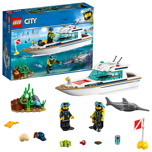 LEGO City 60221 Diving Yacht - Brick Store