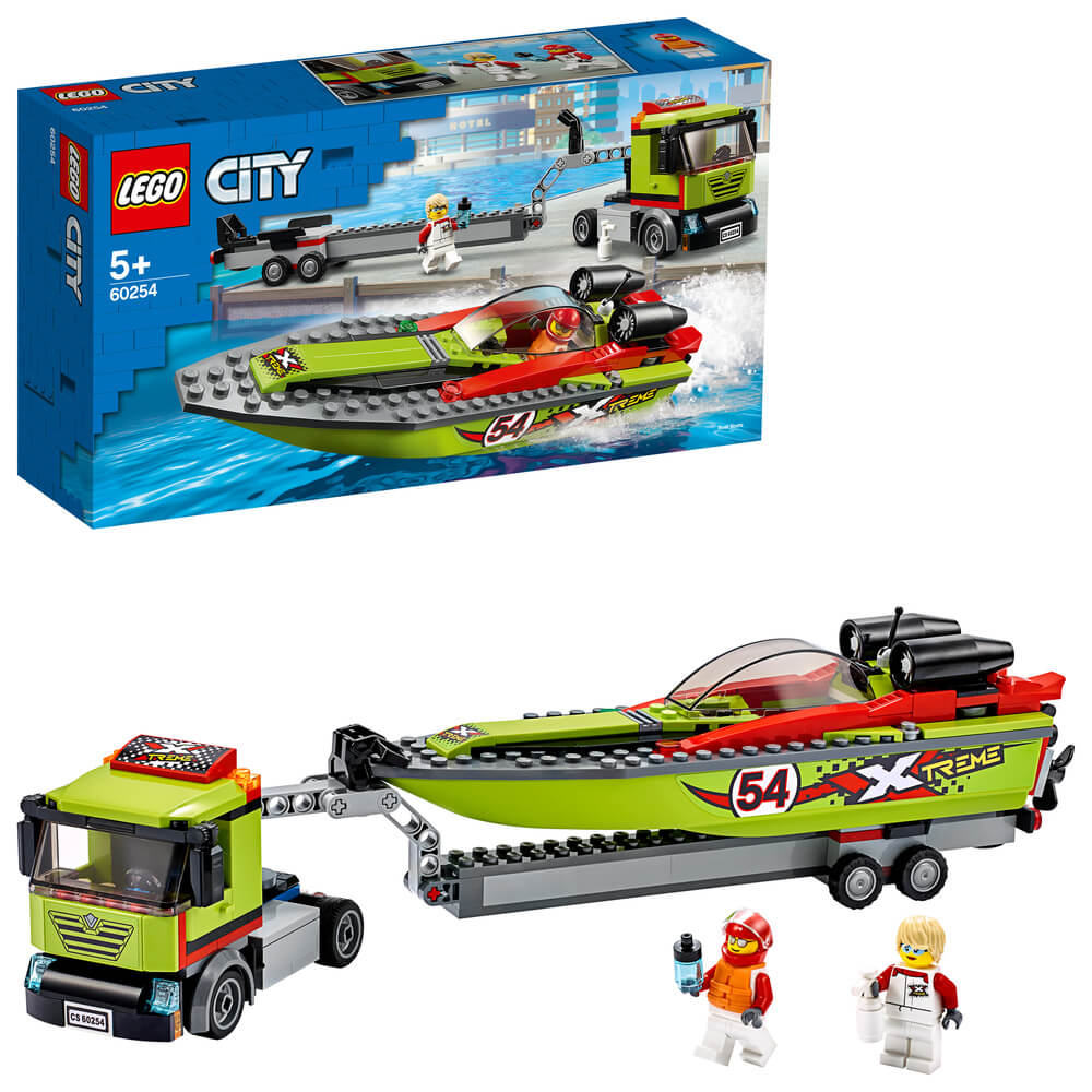 LEGO City 60254 Racing Boat Transporter - Brick Store