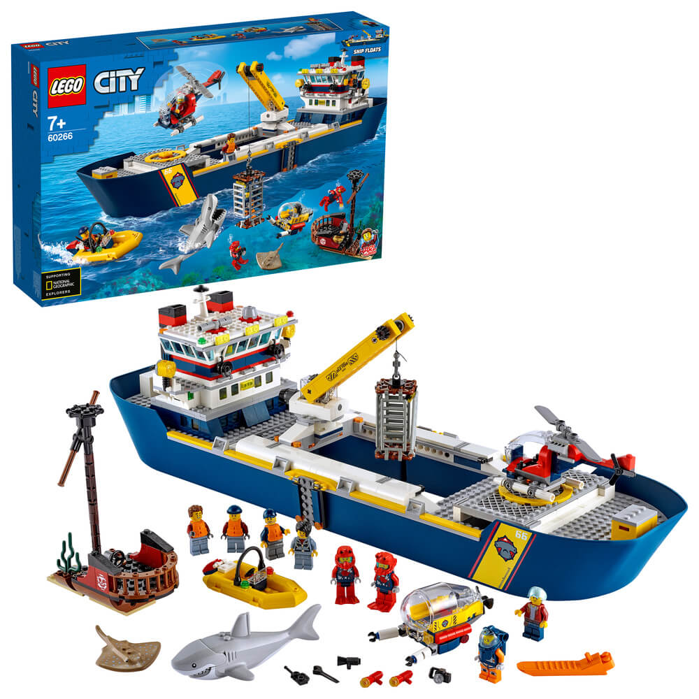 LEGO City 60266 Ocean Exploration Ship - Brick Store