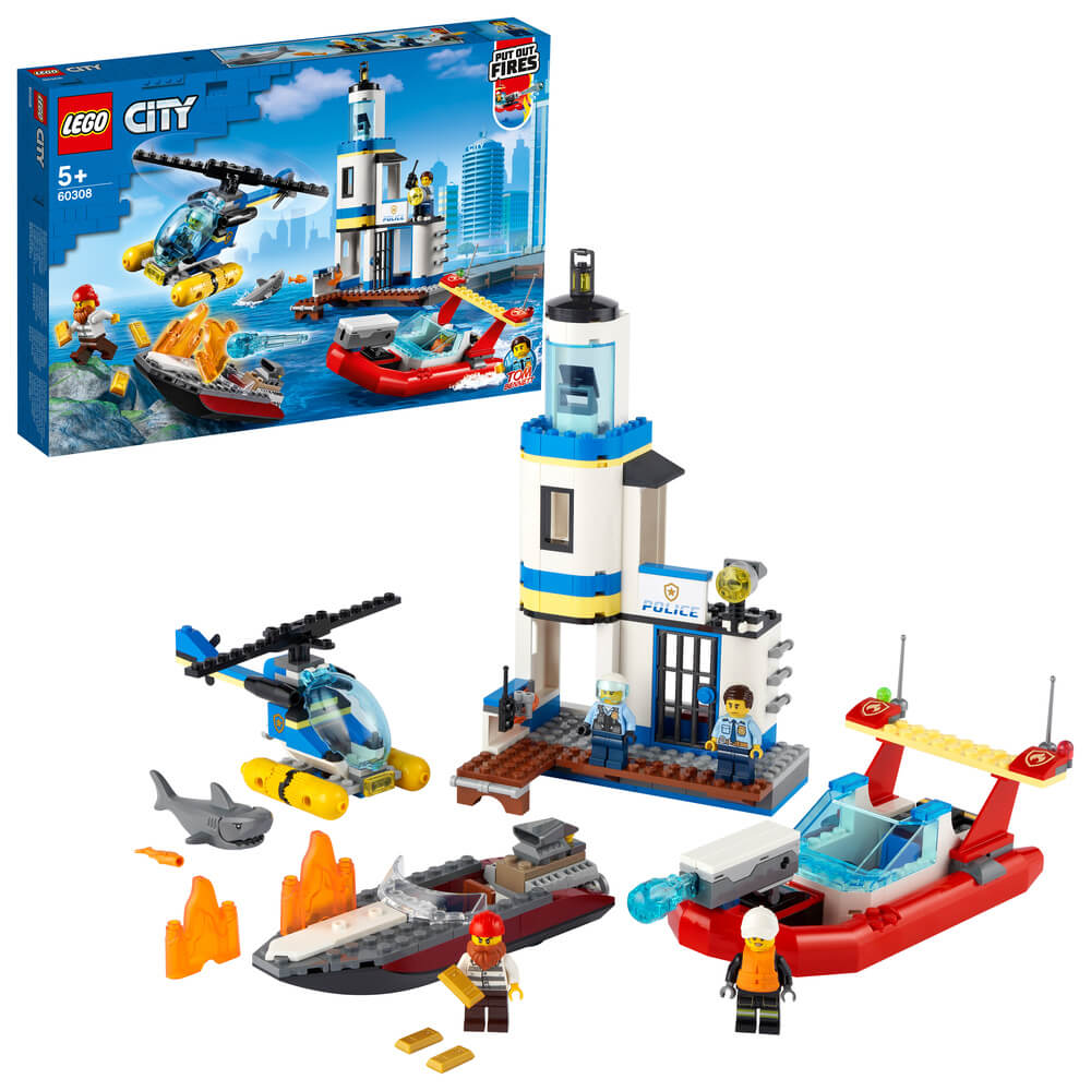 LEGO City 60308 Seaside Police and Fire Mission - Brick Store