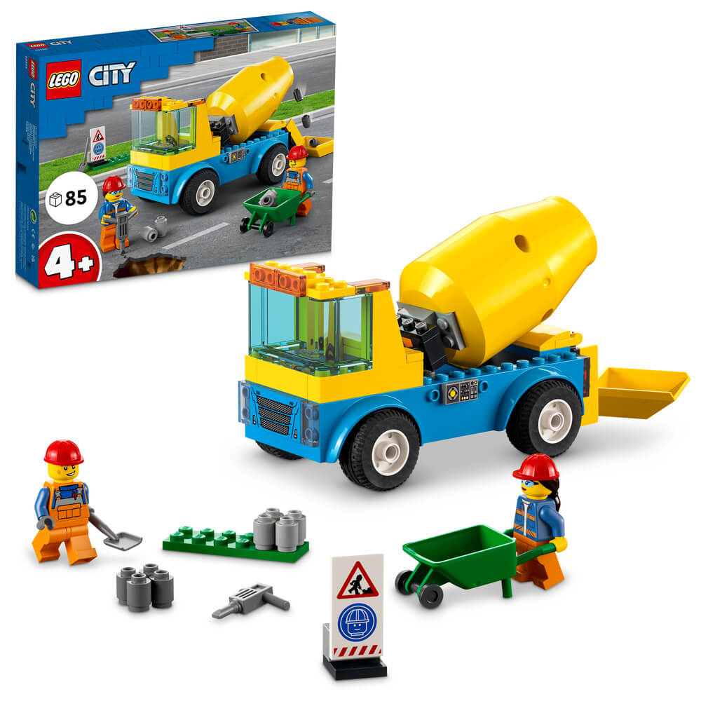 LEGO City 60325 Cement Mixer Truck - Brick Store