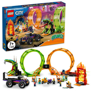LEGO City 60339 Double Loop Stunt Arena - Brick Store