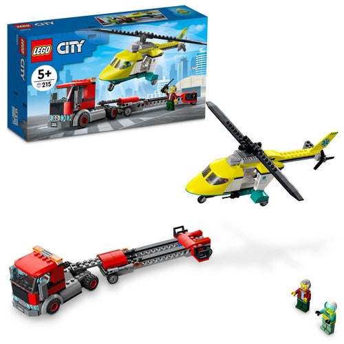 LEGO City 60343 Rescue Helicopter Transport - Brick Store