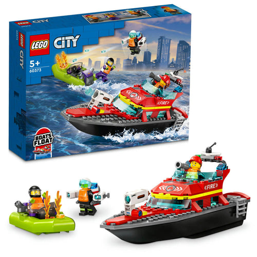 LEGO City 60373 Fire Rescue Boat - Brick Store