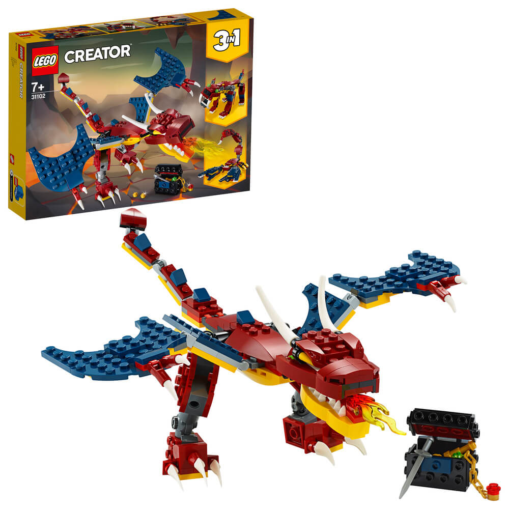 LEGO Creator 3-in-1 31102 Fire Dragon - Brick Store