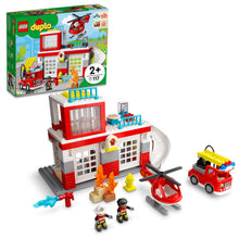 Load image into Gallery viewer, LEGO DUPLO 10970 Fire Station &amp; Helicopter - Brick Store