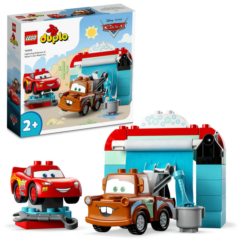 LEGO DUPLO 10996 Lightning McQueen & Mater's Car Wash Fun - Brick Store