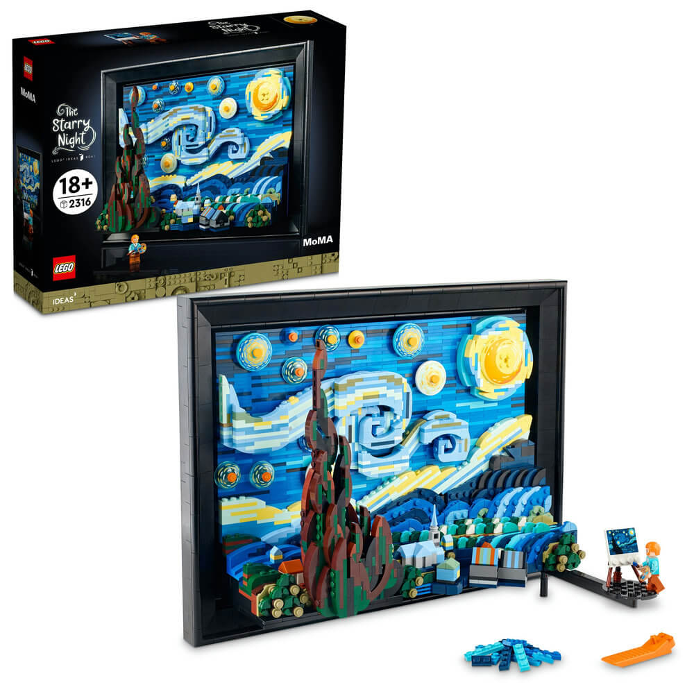 LEGO Ideas 21333 Vincent van Gogh - The Starry Night - Brick Store