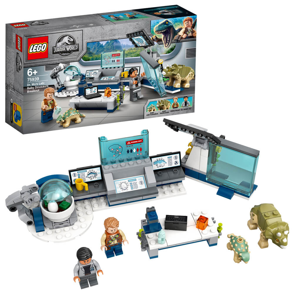 LEGO Jurassic World 75939 Dr. Wu's Lab: Baby Dinosaurs Breakout - Brick Store