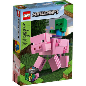 LEGO Minecraft 21157 BigFig Pig with Baby Zombie - Brick Store