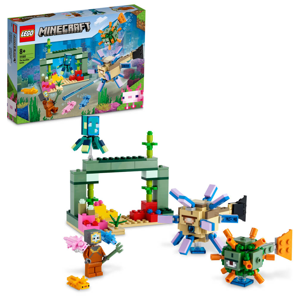 LEGO Minecraft 21180 The Guardian Battle - Brick Store