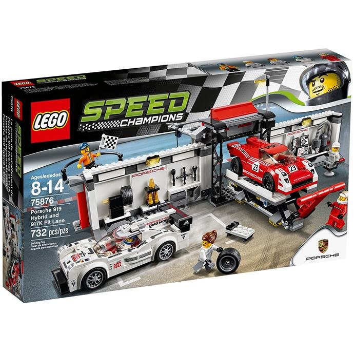 LEGO Speed Champions 75876 Porsche 919 Hybrid and 917K Pit Lane - Brick Store