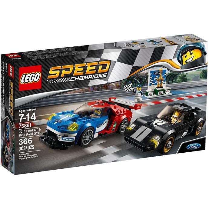 LEGO Speed Champions 75881 2016 Ford GT & 1966 Ford GT40 - Brick Store