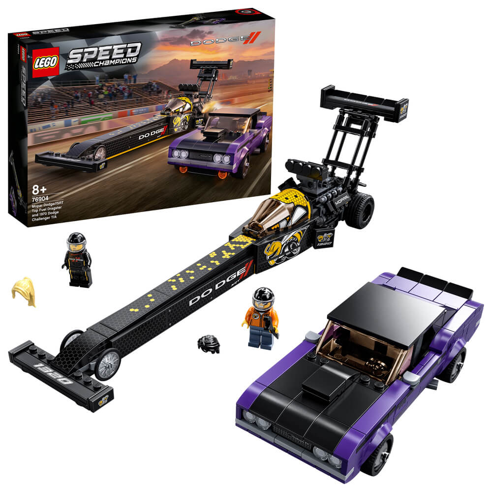 LEGO Speed Champions 76904 Mopar Dodge//SRT Top Fuel Dragster and 1970 Dodge Challenger T/A - Brick Store