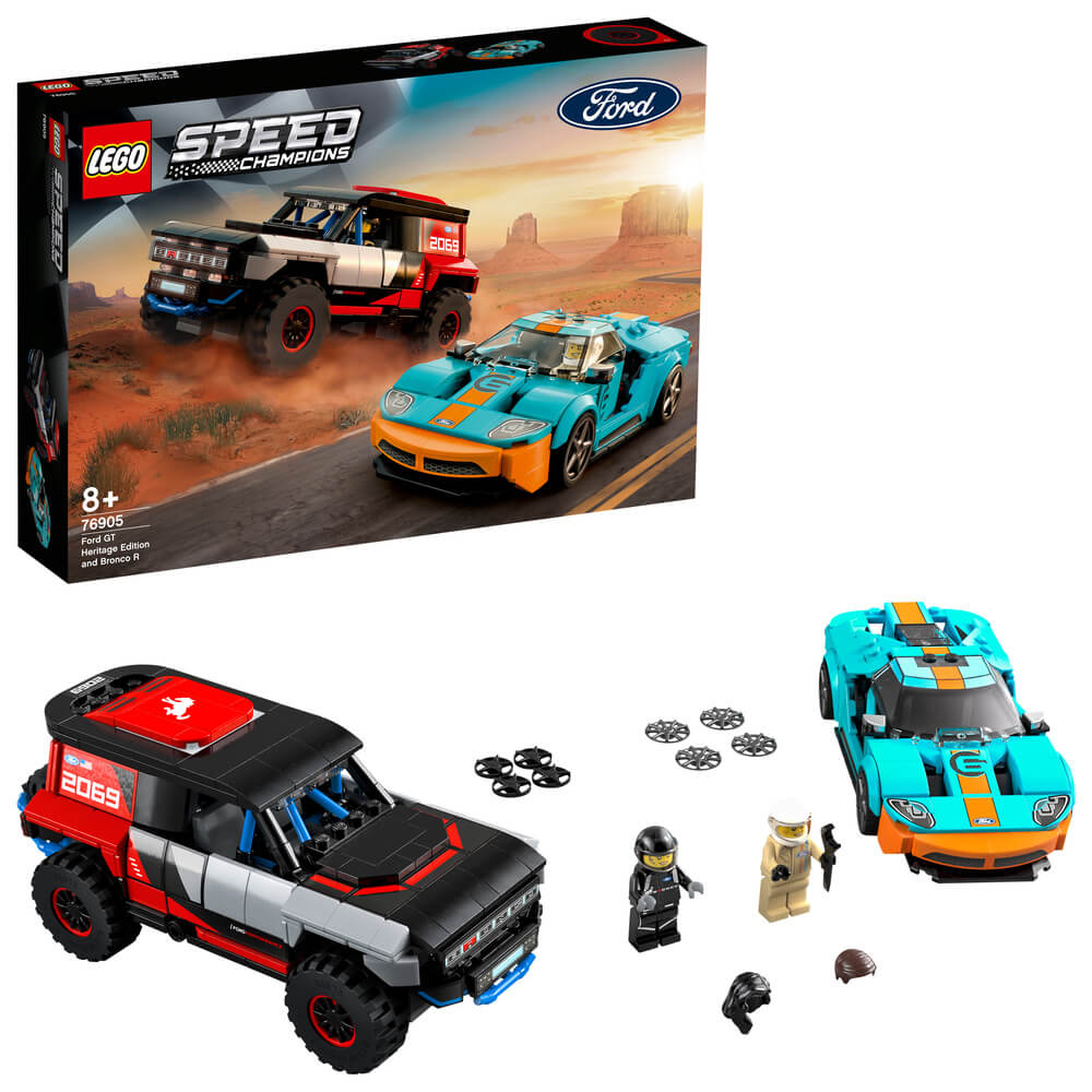 LEGO Speed Champions 76905 Ford GT Heritage Edition and Bronco R - Brick Store