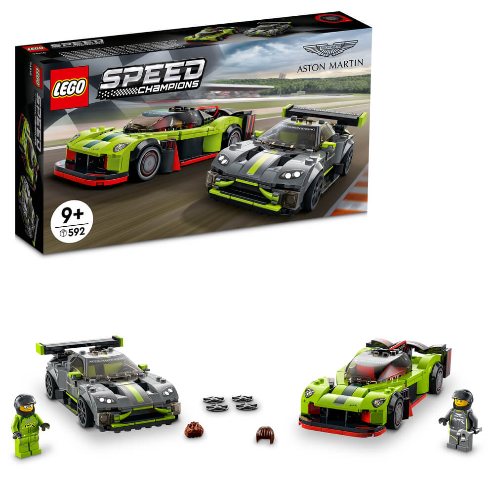 LEGO Speed Champions 76910 Aston Martin Valkyrie AMR Pro and Aston Martin Vantage GT3 - Brick Store