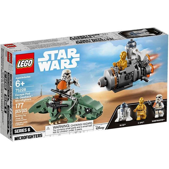 LEGO Star Wars 75228 Escape Pod vs. Dewback Microfighters - Brick Store