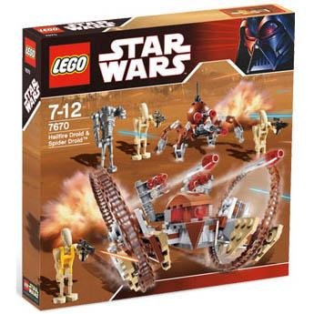 LEGO Star Wars 7670 Hailfire Droid & Spider Droid - Brick Store
