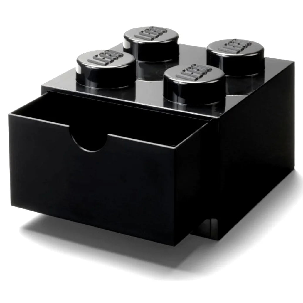 LEGO Desk Drawer 4 Knob Black