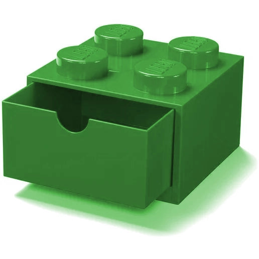 LEGO Desk Drawer 4 Knob Green